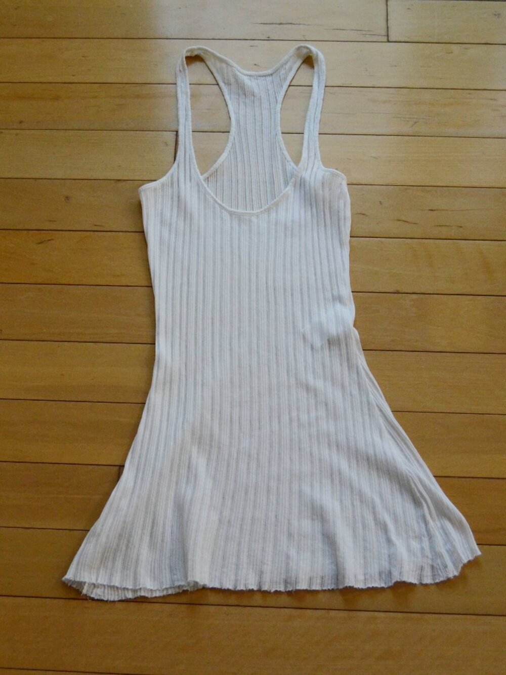 Maje Sheer Five Tank Top XS White